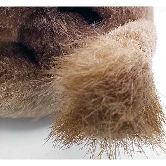 Camel Plush Hand Crafted Brown Grey Stuffed Animal 8 Inch Rough Fur Lifelike - Picture 10 of 12